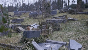 Hundreds of Jewish graves vandalised in France