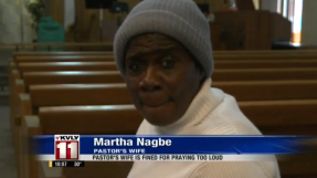 Pastor\'s wife in hot water for \'praying too loud\'