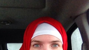 Christian woman wears hijab throughout lent