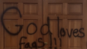 North Carolina churches vandalised with pro LGBT messages