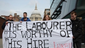 Salvation Army defends unpaid work placements as protesters picket headquarters