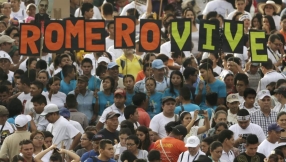 Murdered Archbishop Oscar Romero is beatified in San Salvador