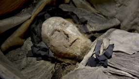 Scholars find baby hidden in coffin of mummified 17th-century bishop