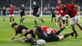 Rugby World Cup 2015: All Blacks and Tonga pray together after brutal battle