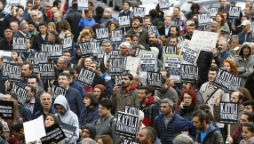 Protesters blame Turkish government for death of 97 people in ISIS bombings