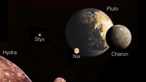 Pandemonium around Pluto: Four moons orbiting dwarf planet in total chaos