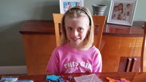 Girl, 8, makes crosses out of beads and sends them to police officers, firefighters all over U.S. \'to spread God\'s word\'