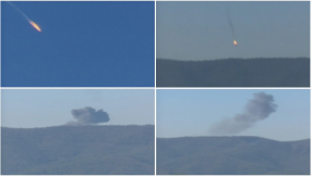 Russian warplane shot down by Turkish jets