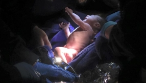 Newborn baby, still with umbilical cord, found lying in New York church Nativity manger