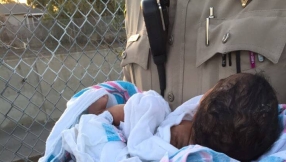 Newborn baby wrapped in blanket found buried alive under asphalt, rubble in L.A.