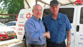 Israeli medical relief organisation receives 2 ambulances from Billy Graham Evangelistic Association