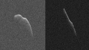 NASA\'s radar images of Christmas Eve asteroid show object 3,600 feet in length