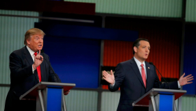 As top 2 GOP bets clash in debate, Trump doubles lead over Cruz â but Cruz would  beat Trump in contest between them