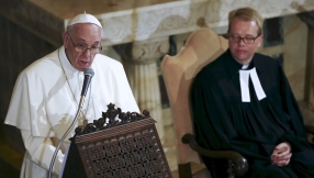 Pope Francis seeks Protestant forgiveness for past persecution  