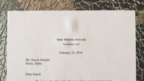 Obama writes to Abedini, praising him for his \'unyielding faith and courage in the face of great adversity\'