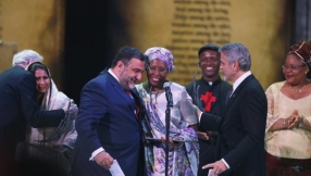 George Clooney presents $1.1-M award to Catholic woman who built orphanage that saved thousands of children\'s lives