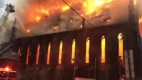 Fire destroys 160-year-old historic church in New York just hours after Orthodox Easter celebration