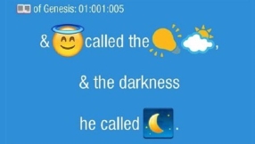 \'Fun way to share the Gospel\': Emoji Bible can now be downloaded on iTunes