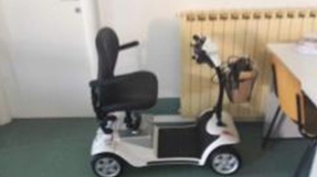 Pope Francis \'never ceases to amaze\' as he gifts disabled elderly couple with electric scooter