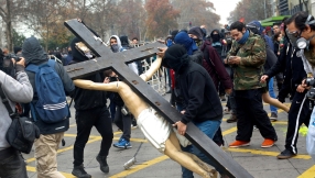 Chile: Church attacked as student protest turns violent