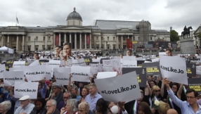 #LoveLikeJo: Thousands mark death of Jo Cox MP