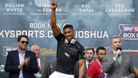 Heavyweight champ Anthony Joshua will pray with trainer before title fight at the O2