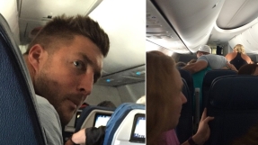 Tim Tebow gets blasted for showing Christian compassion when he prayed for dying man on plane