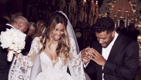 NFL star Russell Wilson and Ciara tie the knot in an English castle