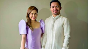 Manny and wife Jinkee Pacquiao pray that every day God will bless the Philippines