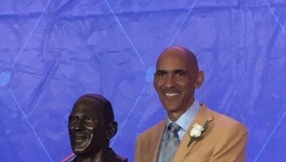 Tony Dungy credits parents for Christian faith during NFL Hall of Fame induction