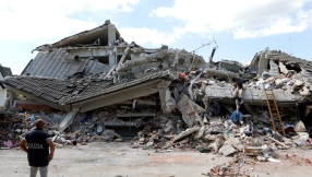 Italian monks forced into tents after monastery struck by earthquake