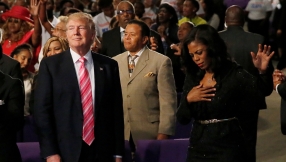 Donald Trump pledges to remedy injustice during church visit: \'I\'m going to get things done\'