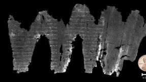 Burnt and charred ancient Bible scroll resurrected by computer science