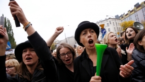 Thousands Of Polish Women Protest Against Total Ban On Abortion