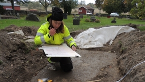 Ancient Viking Church Stone Dug Up In Sweden